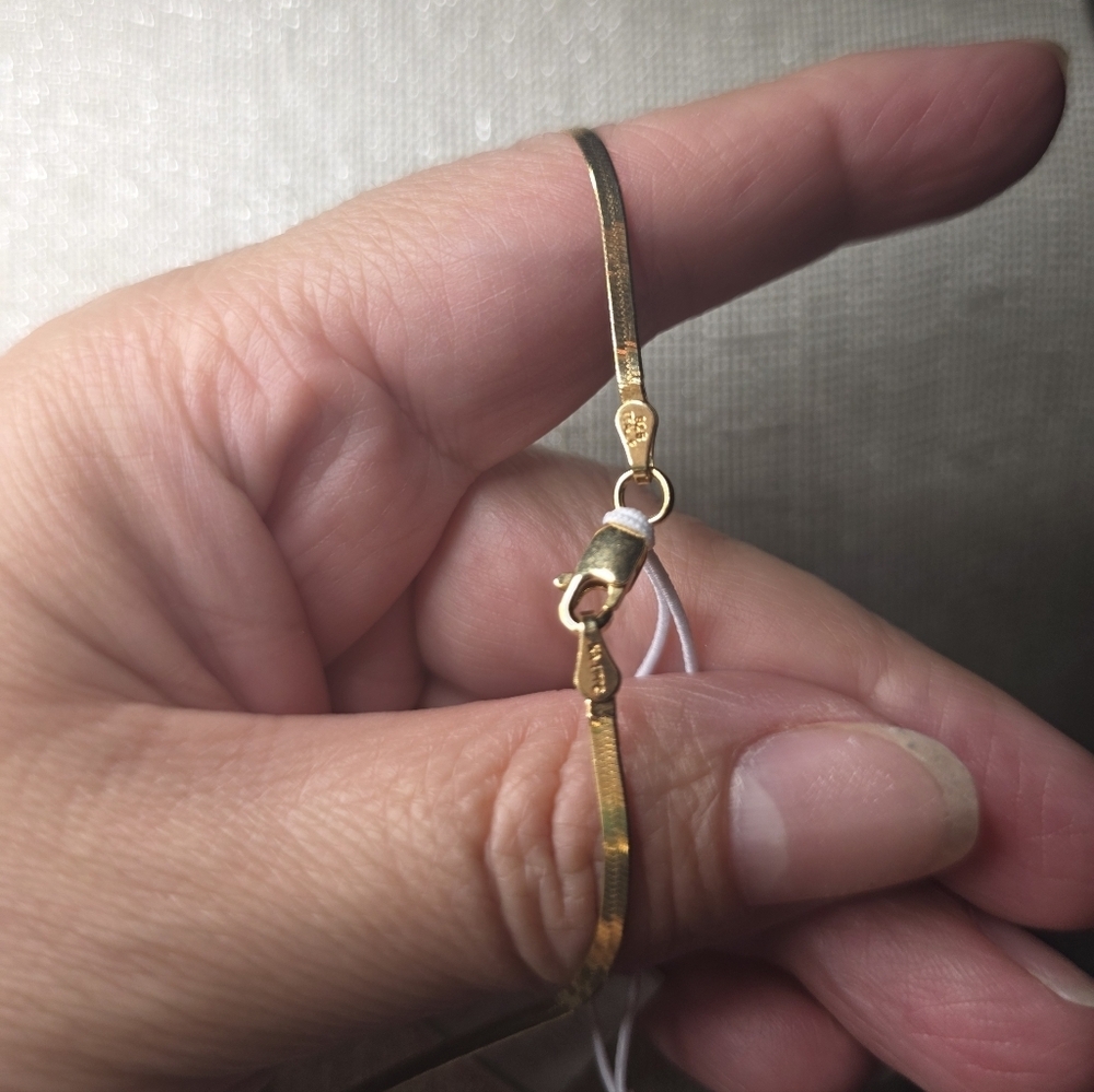 Karizia Elegant Gold Necklace 925 - Picture 9 of 10